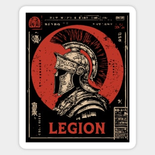 Roman Legion Soldier - Constructivist Military Propaganda Art Sticker
